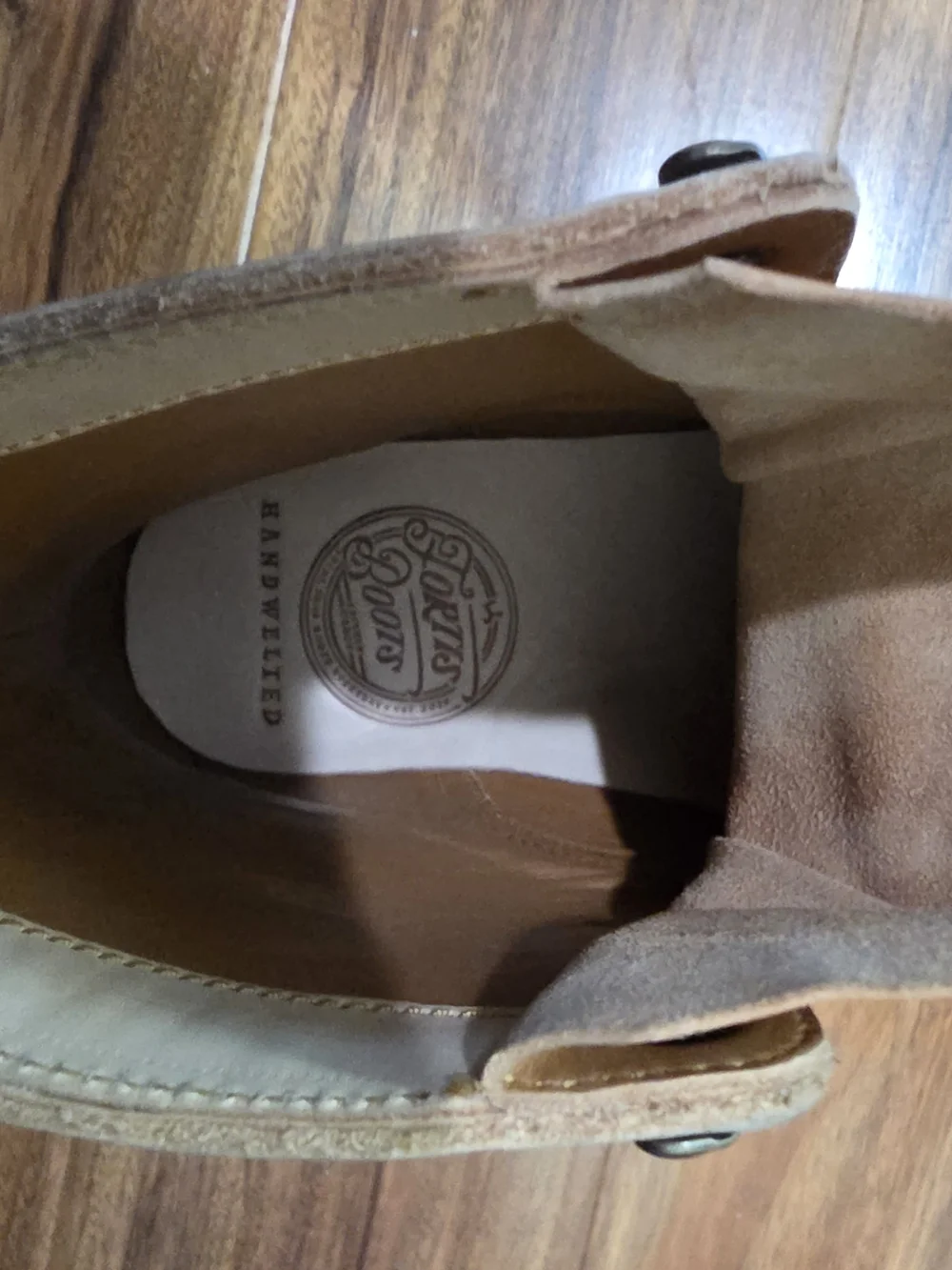 Fortis Natural Veg Tan Leather Lace-Up Boots